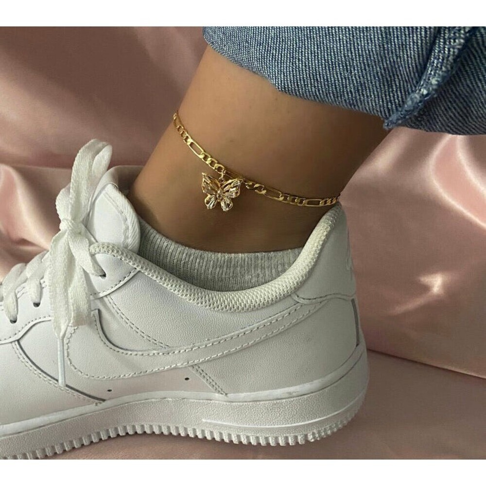 butterfly anklet
